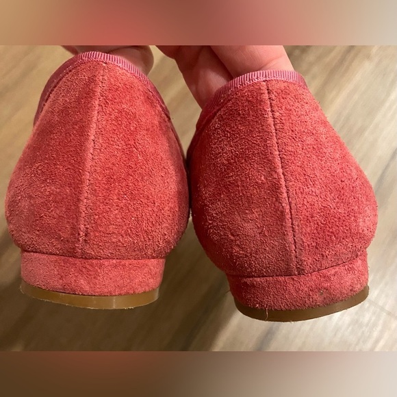 DÔEN Odette Suede Ballet Flat Dusty Pink Size EU 37/US 6.5 - Picture 6 of 13
